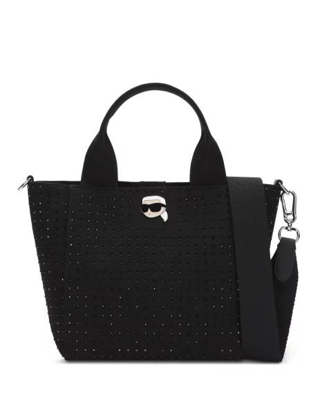 Shopper kabelka Karl Lagerfeld čierna