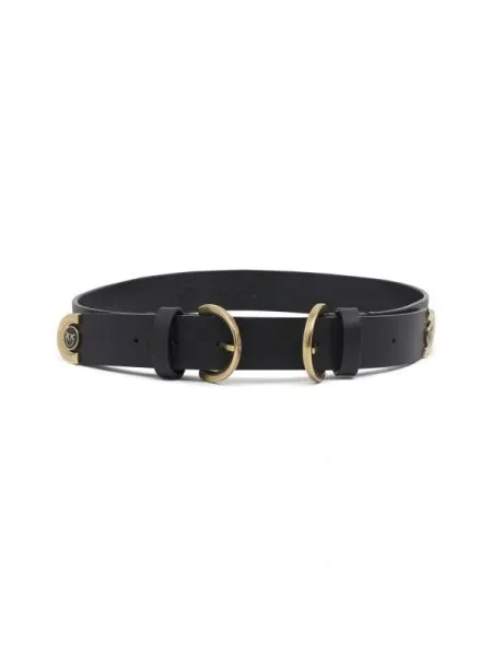 Pinko De piele NADAL H3 BELT VITELLO negru