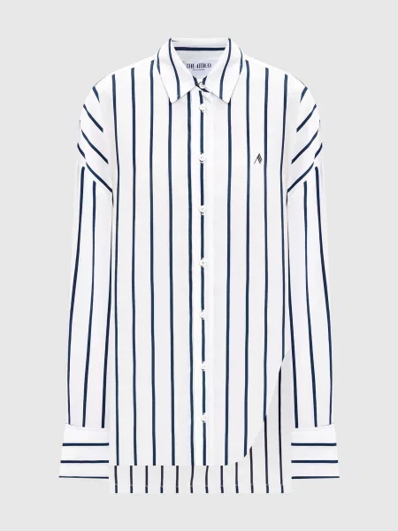 Рубашка The Attico в полоску белая