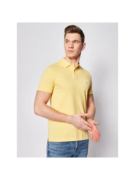 Polo Ralph Lauren Póló világoskék sárga