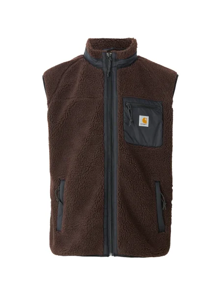Carhartt WIP Vestă Prentis ciocolatiu negru