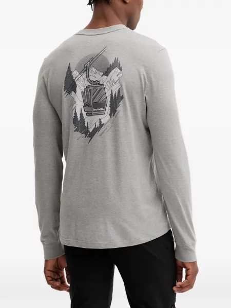 Tricou Smartwool cu imagine gri