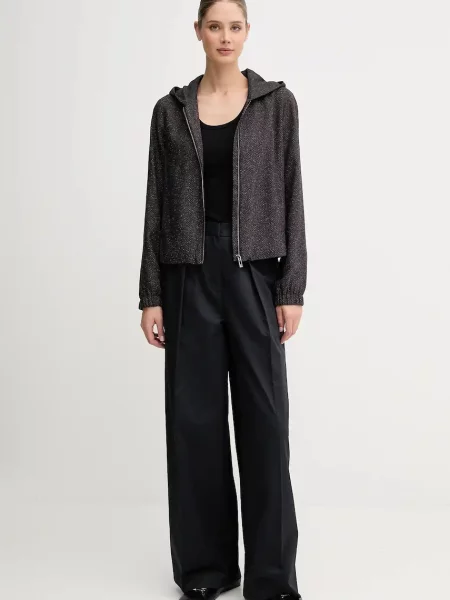 Mos Mosh kurtka BRIDGET przejściowa oversize czarny