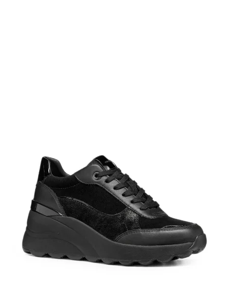 Sneakerși Geox chunky negru