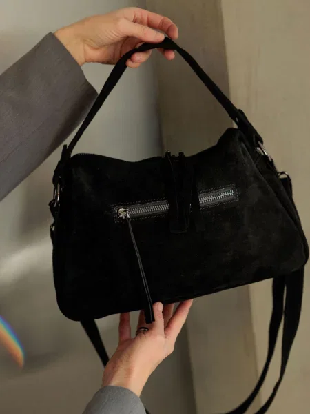 WeLassie Сумка zhnocha-shkrqna-sumka-freq-chornij Шкіра чорний