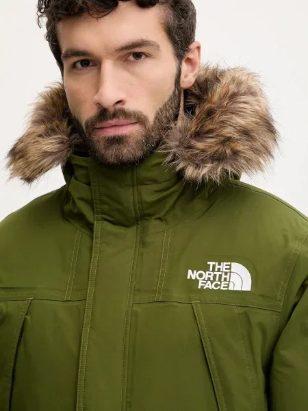Пуховик The North Face зеленый