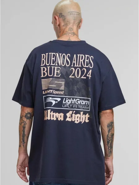 Tricou Mister Tee albastru
