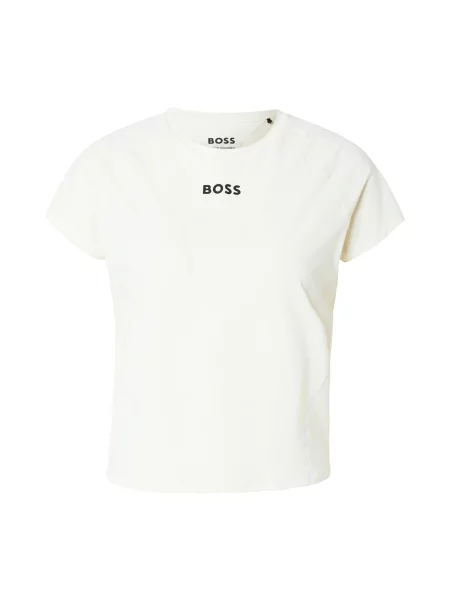BOSS Póló krém fekete