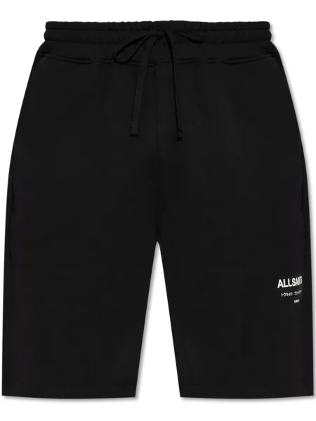 Pantaloni scurți Allsaints negru