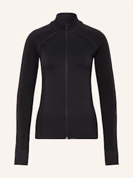 Sweaty Betty Kurtka Treningowa Athlete Seamless schwarz czarna