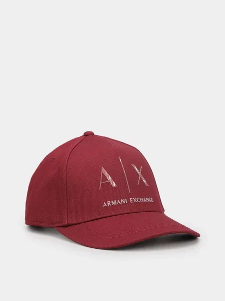 Кепка Armani Exchange бордовая