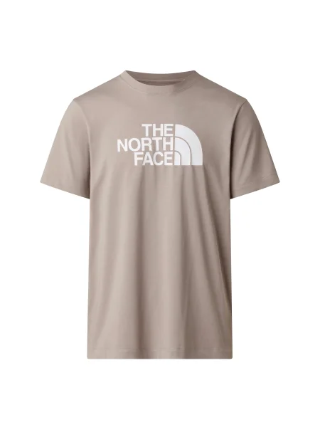 THE NORTH FACE Tricou EVOLUTION HALF DOME maro deschis / alb gri