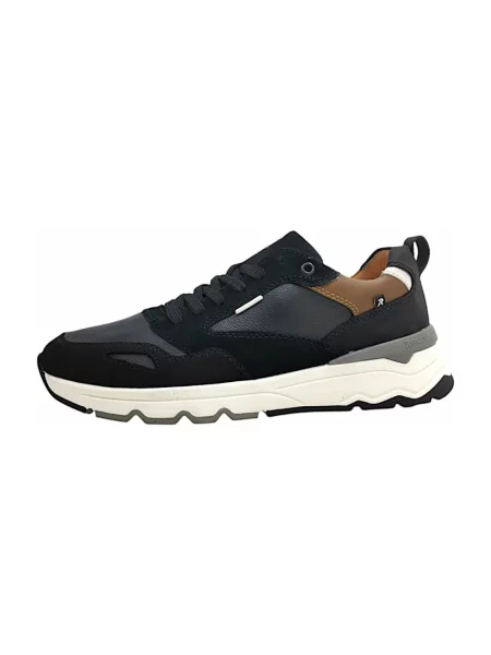 Sneakersy Rieker skórzane czarne