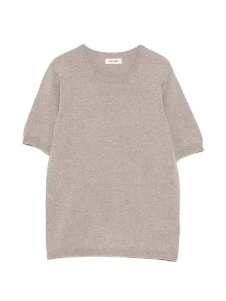 Pulover Soft Goat scurt fără armătură gri