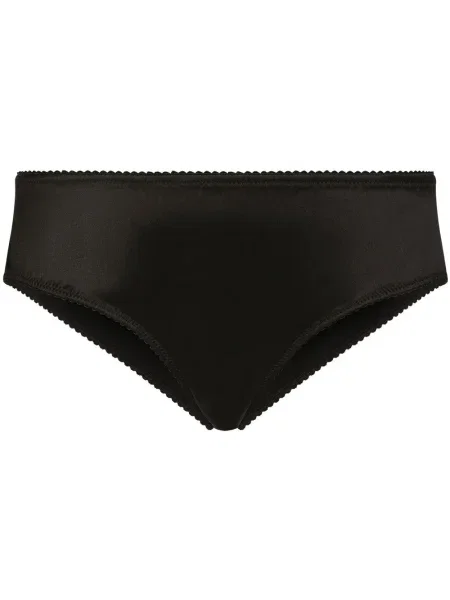 Chiloți Dolce & Gabbana de mătase negru