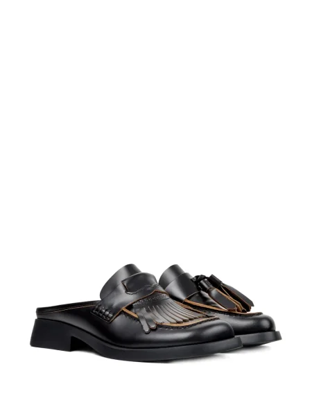 Papuci tip mules Camper negru