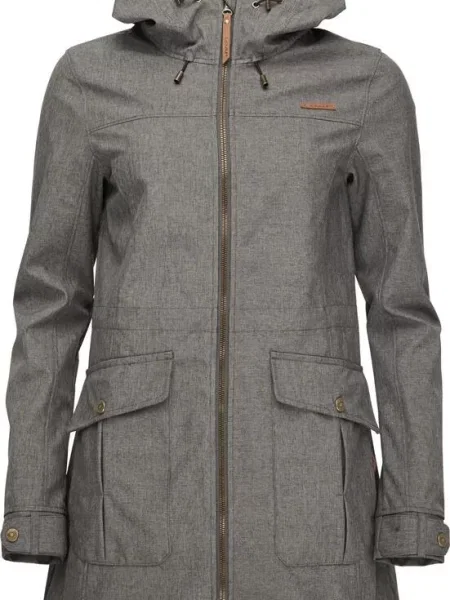 Płaszcz softshell Loap Lavila szary