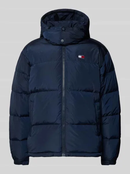 Kurtka puchowa Tommy Jeans niebieska