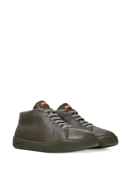 Sneakerși Camper cu șireturi din dantelă verde