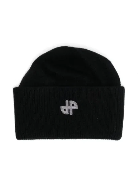 Căciulă Patou din cașmir negru