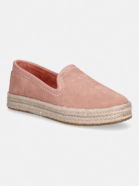 Toms espadrile semišaste CAROLINA oranžna