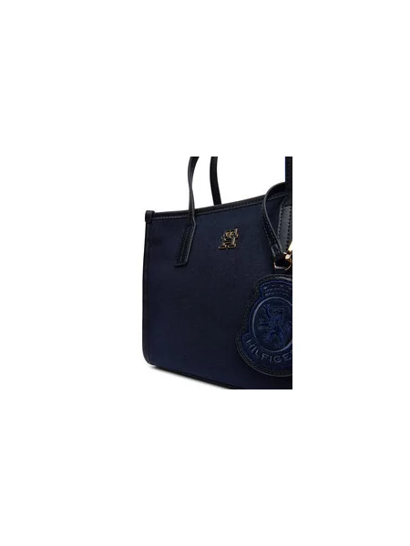 Pisemska torbica Tommy Hilfiger modra