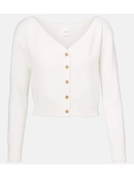 Cardigan Lisa Yang din cașmir alb