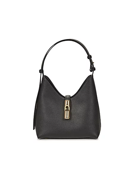 Klasična hobo torba Furla črna