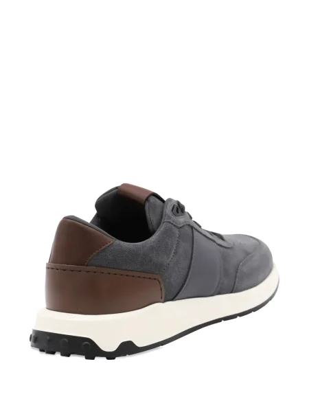 Sneakerși Tod's din piele de căprioară albastru
