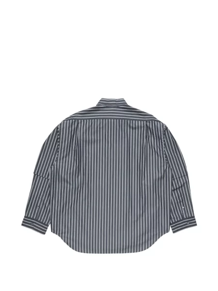 Cămașă Acne Studios cu dungi albastru