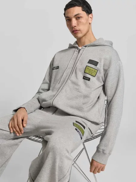 Bluza rozpinana w kroju regular fit z naszywką z logo Mm6 Maison Margiela