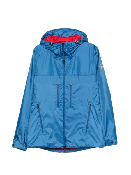 Jakna Moncler Grenoble s kapuljačom plava