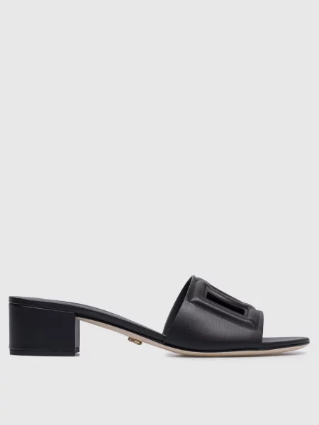 Кожаные мюли Dolce&gabbana черные