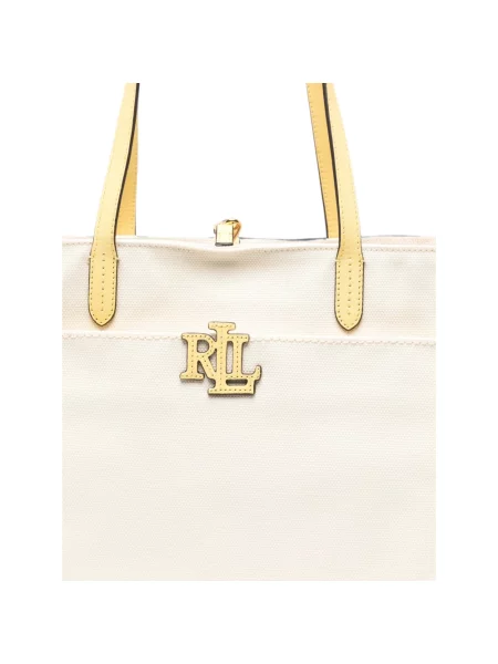 Shopperka Ralph Lauren beżowa