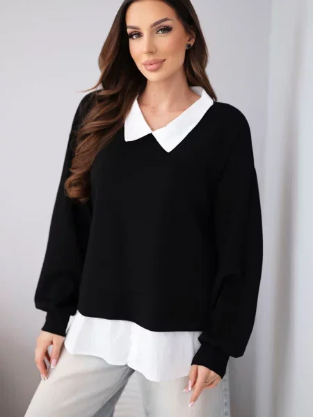 Риза Kesi Włoski черно