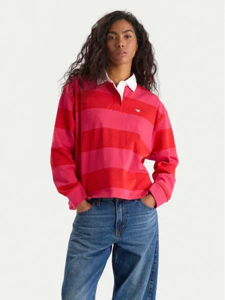 Mustang Tricou polo Anna roșu