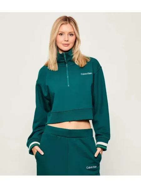 Calvin Klein Performance Hanorac | Relaxed fit verde