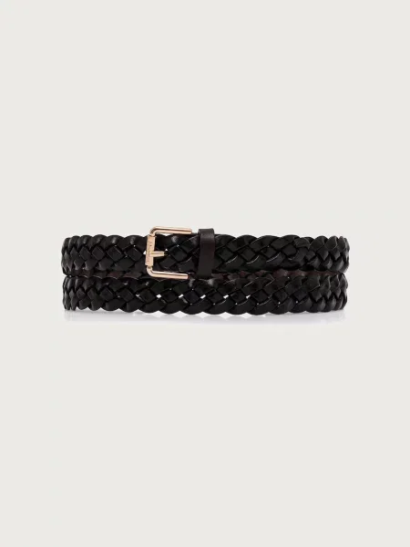Max Mara curea împletită din piele pentru femei