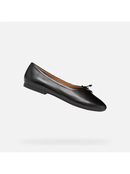 Geox balerini de piele D NEW PALMARIA negru