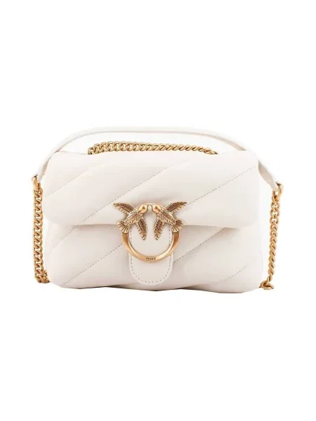 Crossbody kabelka Pinko biela