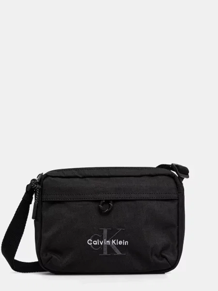 Чанта през рамо Calvin Klein черно