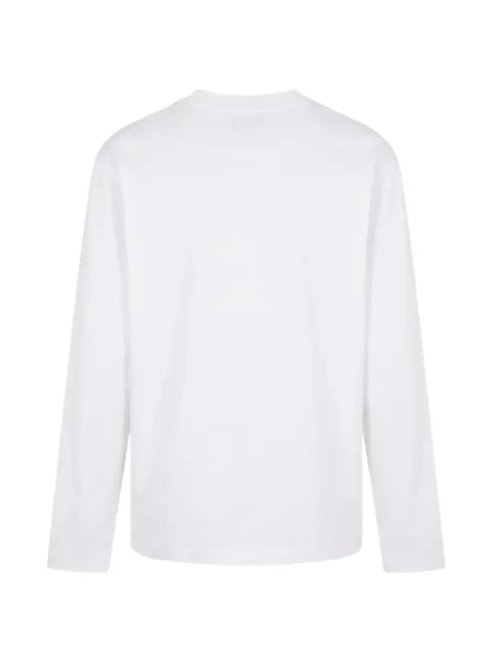 Lung tricou Off-white cu imagine alb