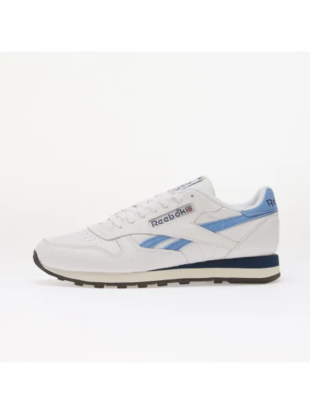 Tenisky Reebok Classic Leather Ftwr White/ Essential Blue/ Batik Blue EUR bílé