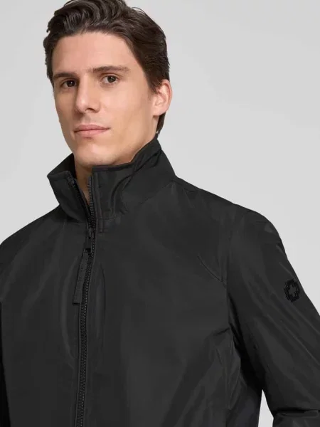 Kurtka ze stójką model ‘Lucca’ Strellson czarna