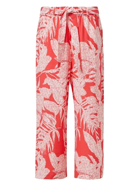 COMMA Hlače staro roza bela