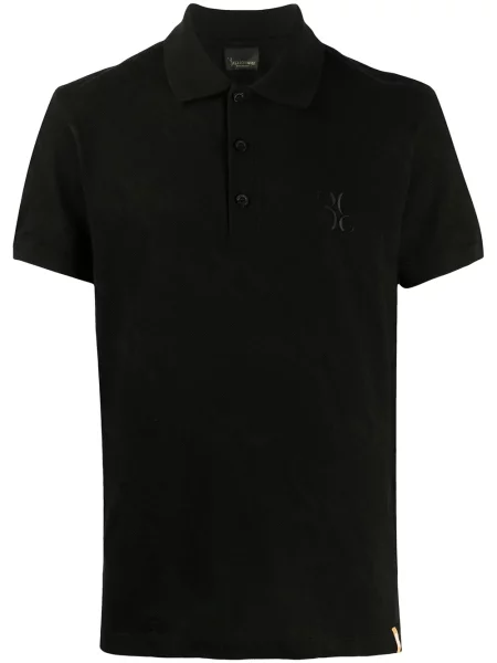 Tricou polo Billionaire cu broderie negru