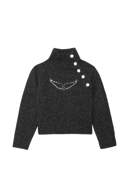 Sweter dziecięcy Zadig & Voltaire szary