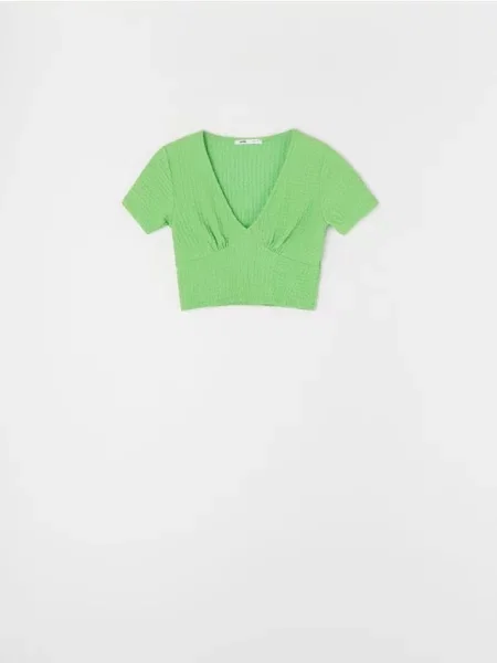 Кроп топ свіжий зелений