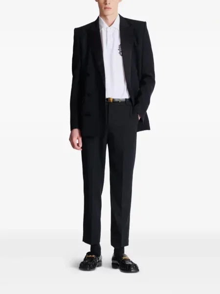 Polo Balmain cu imagine alb