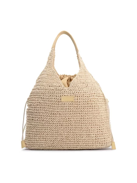 Torba plażowa Kazar pleciona beżowa